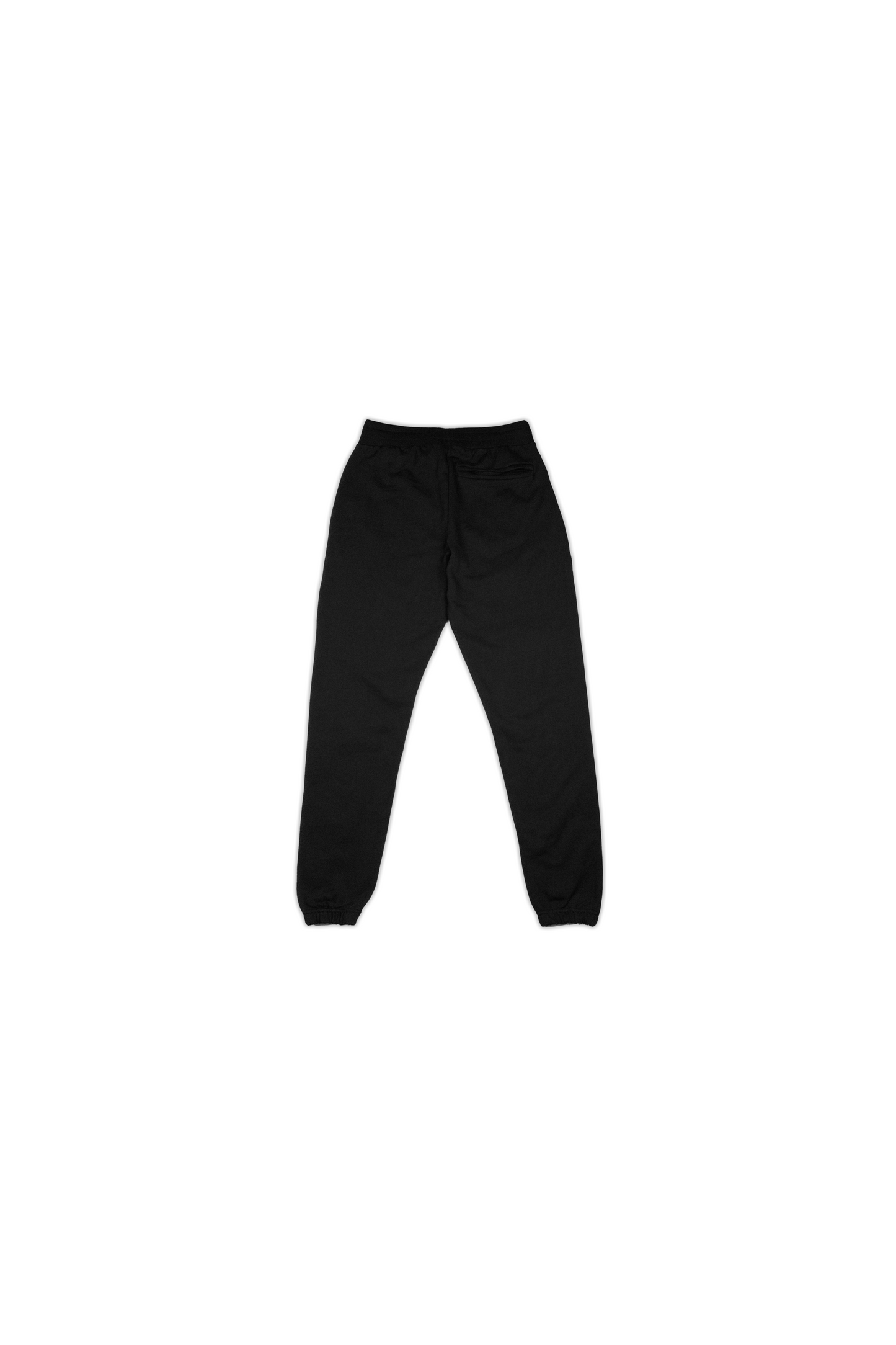 EZRA'S ATLAS SCRIPT SWEATPANTS - BLACK