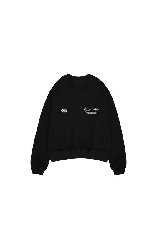 THE MOTH SWEATSHIRT - BLACK